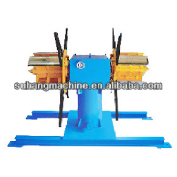 Hydraulic uncoiler WIth coil car